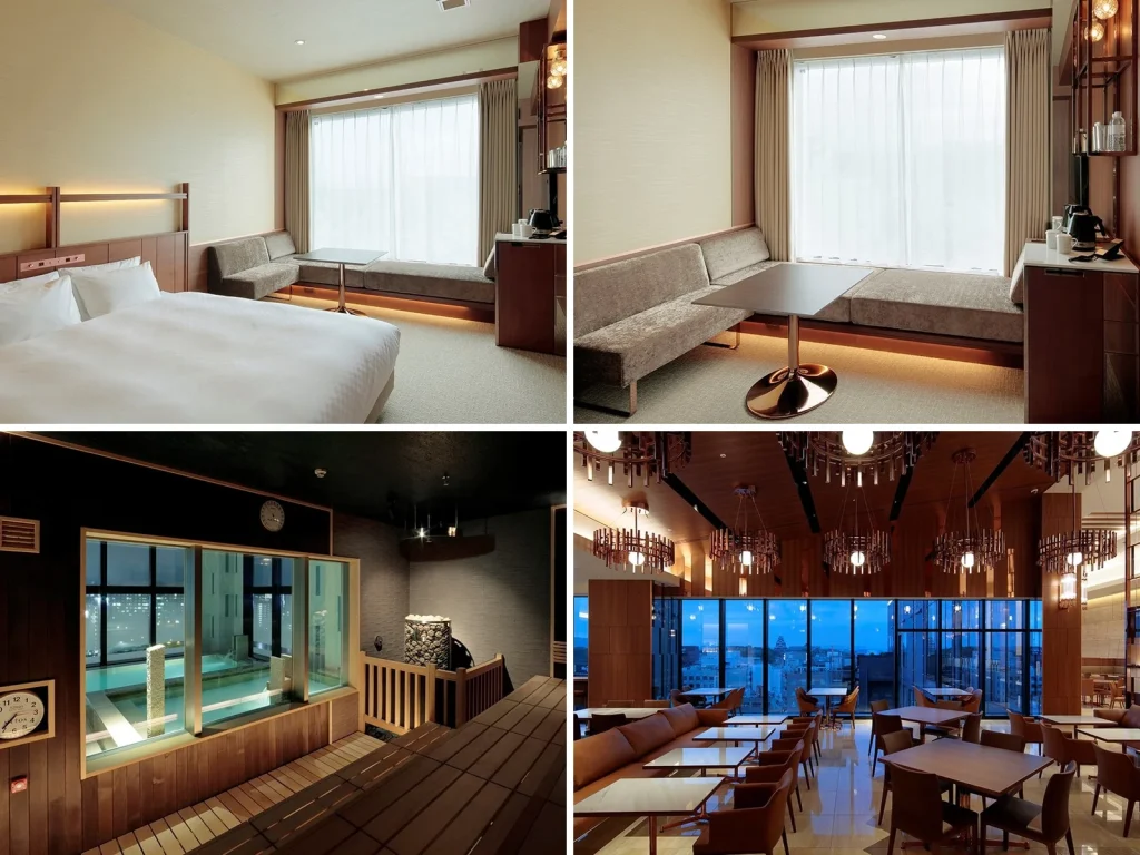 熊本親子住宿推薦2026|15間家庭酒店:近車站、家庭房與公寓式住宿 07 Candeo Hotels Kumamoto Shinshigai Collage 1024x768