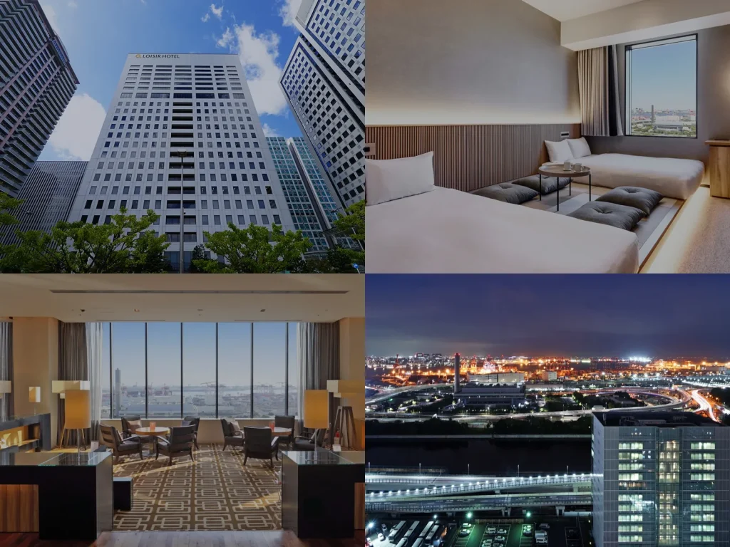 Loisir Hotel Shinagawa Seaside rooms and facilities collage