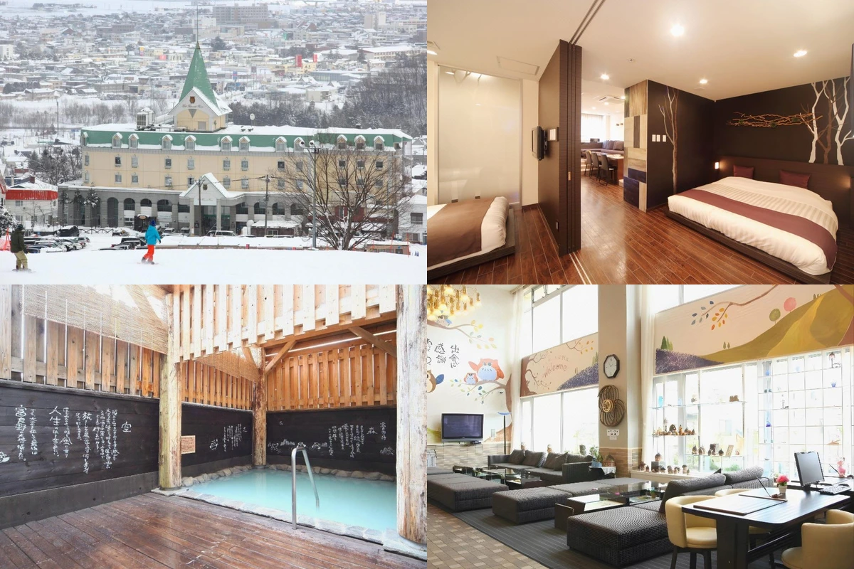 Furano Ski Hotels 2026: 10 Stays Compared by Ski Area Hotel Naturwald Furano — Winter hotel exterior, Guestroom, Bathing facility, Hotel lounge