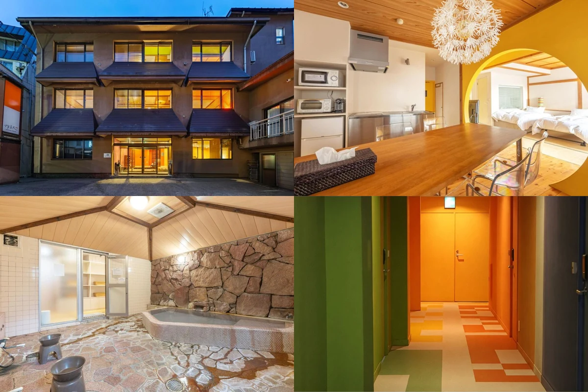 노자와온천 스키 숙소 2026–27: 마을 중심부·유로드·나가사카 추천 10곳 Address Nozawa · 해당 숙소 갤러리의 서로 다른 사진 4장입니다. 객실 유형과 시즌별 운영 시설은 달라질 수 있습니다.