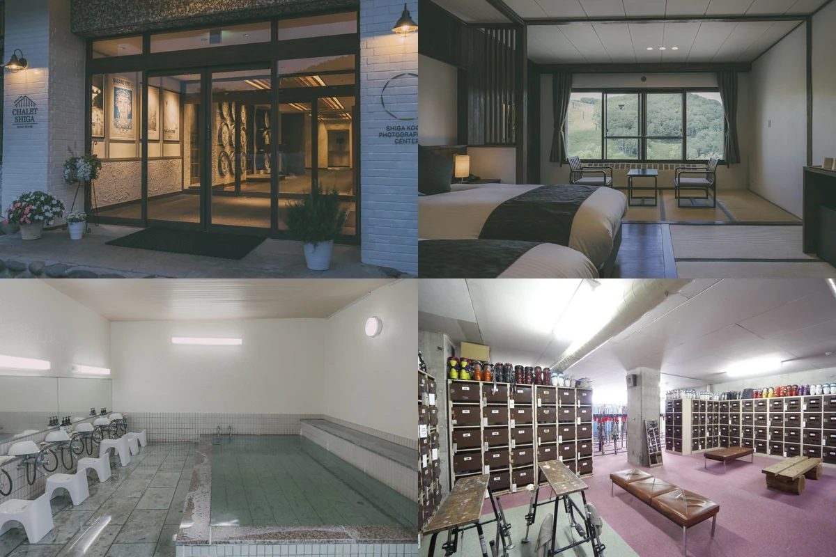 ที่พัก Shiga Kogen 2026–27: 10 โรงแรมใน Ichinose, Yakebitaiyama, Okushiga และ Kumanoyu Chalet Shiga — ภาพจริงต่างกัน 4 ภาพของโรงแรมนี้ ประเภทห้อง สิ่งอำนวยความสะดวก และฤดูที่ถ่ายอาจต่างจากแพ็กเกจที่จอง