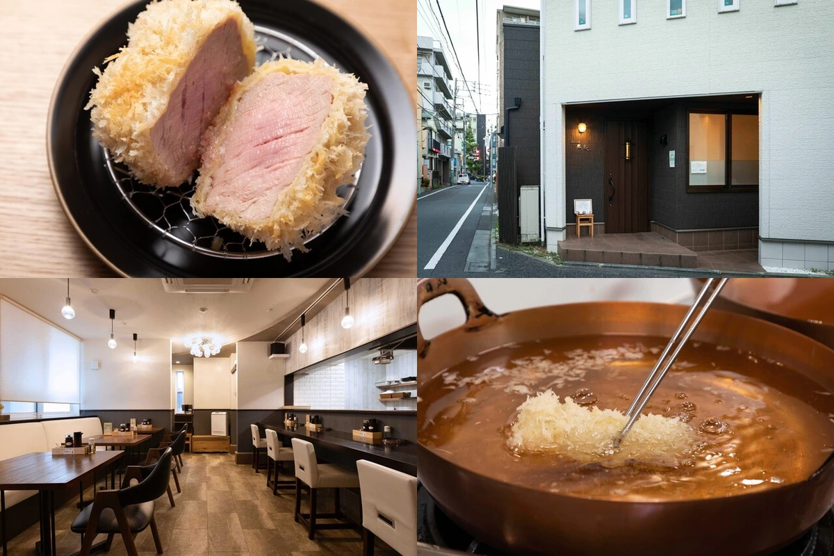 南阿佐谷とんかつ成蔵的炸豬排、門面、店內環境與炸製過程