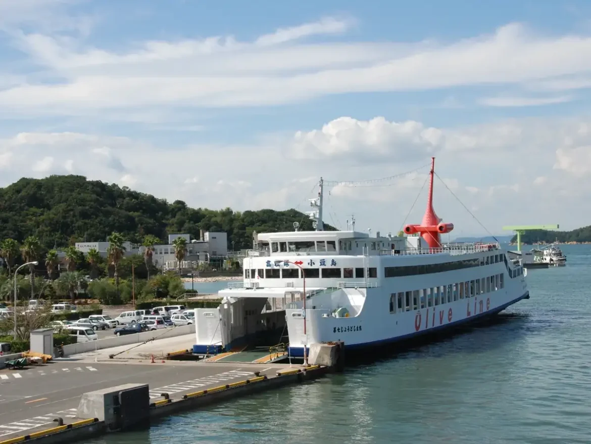 Ferry at Tonosho Port on Shodoshima